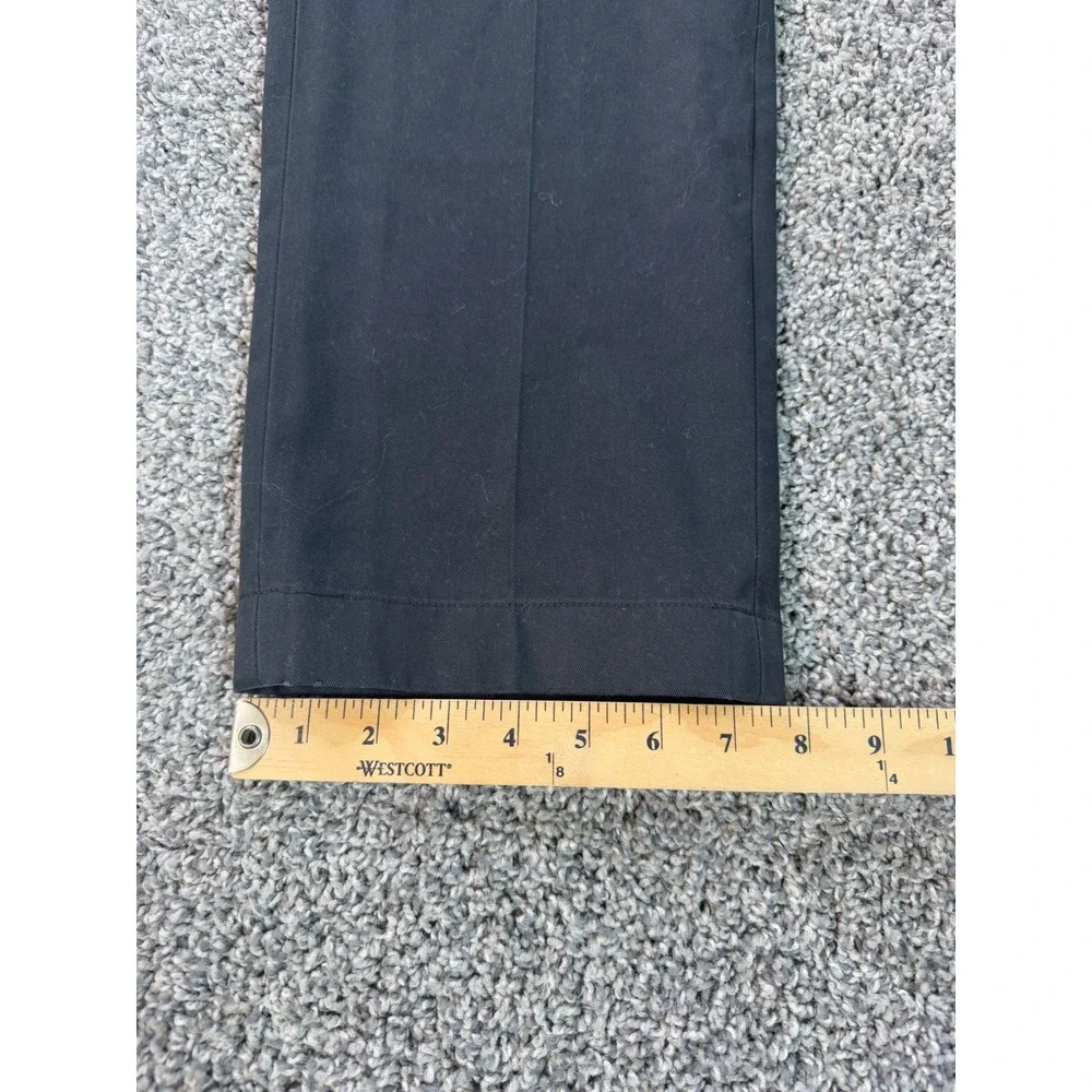 Brooks Brothers 346 Advantage Chino Clark Fit Black Cotton Pants Mens 33x30